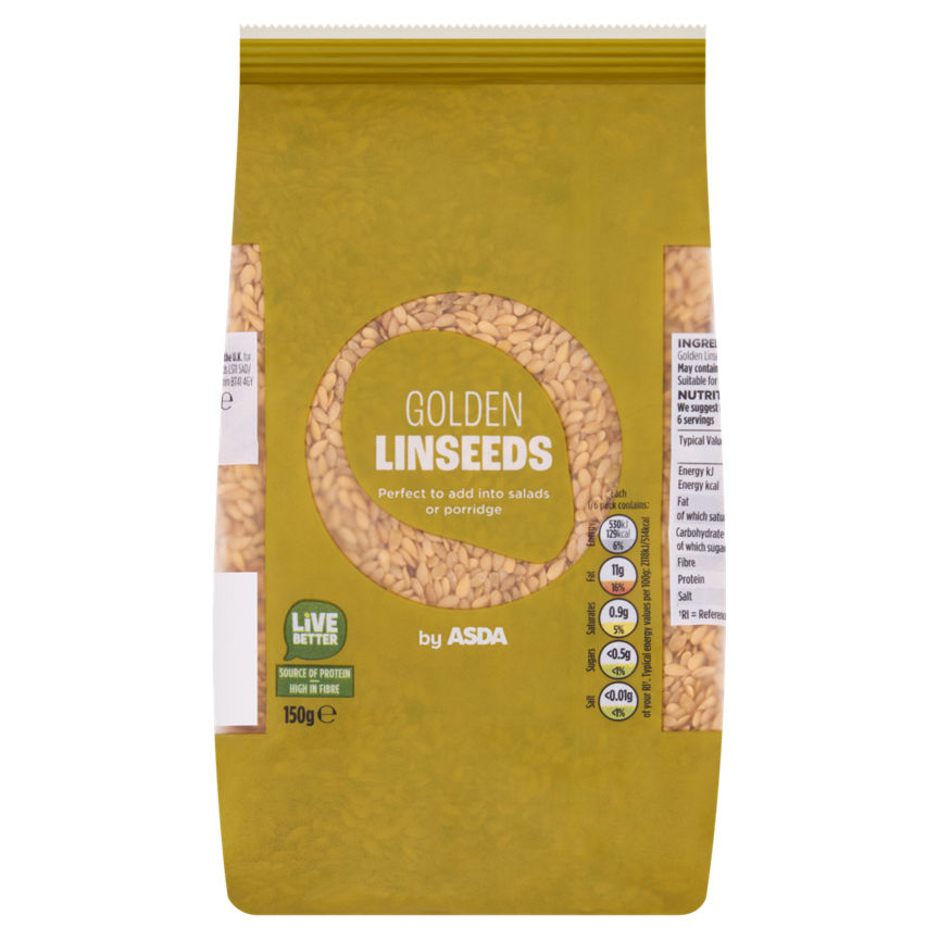 ASDA Golden Linseeds 150g GOODS ASDA   