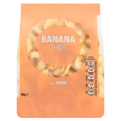 ASDA banana chips 150g - British product