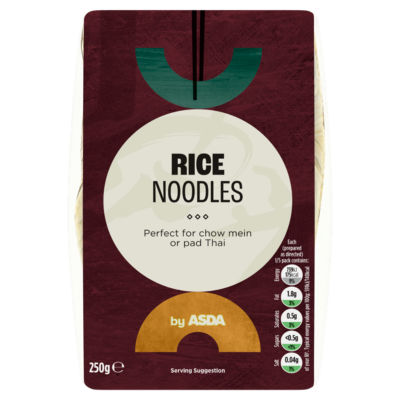 ASDA ASDA Rice Noodles Dry Noodles 250g- Buy online at McGrocer