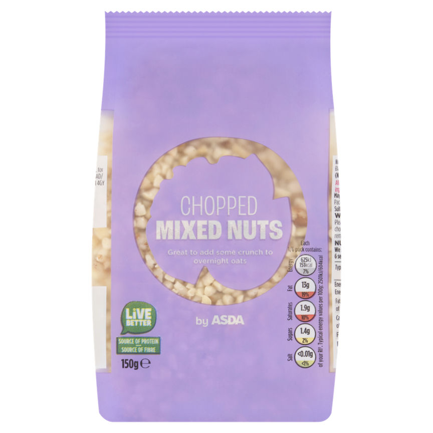 ASDA Chopped Mixed Nuts 150g