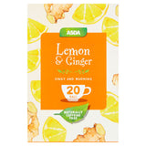 ASDA Lemon & Ginger Infusion Tea Bags 40g - British product