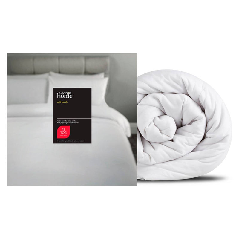 George Home 15 TOG microfibre duvet double (British brand)