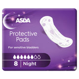 ASDA Protective Incontinence Pads NIGHT for Sensitive Bladders GOODS ASDA   