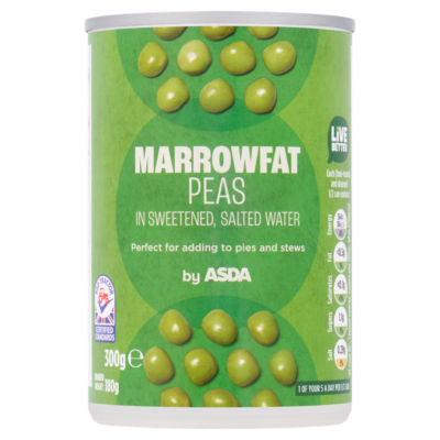 ASDA Asda Marrowfat Erbsen 300g- Jetzt online bei McGrocer kaufen