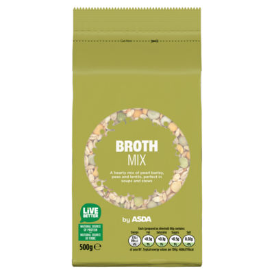 ASDA ASDA Broth Mix Dried Soup Mix 500g- Buy online at McGrocer