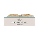 M&S 16 Cocktail Blinis   112g GOODS M&S   