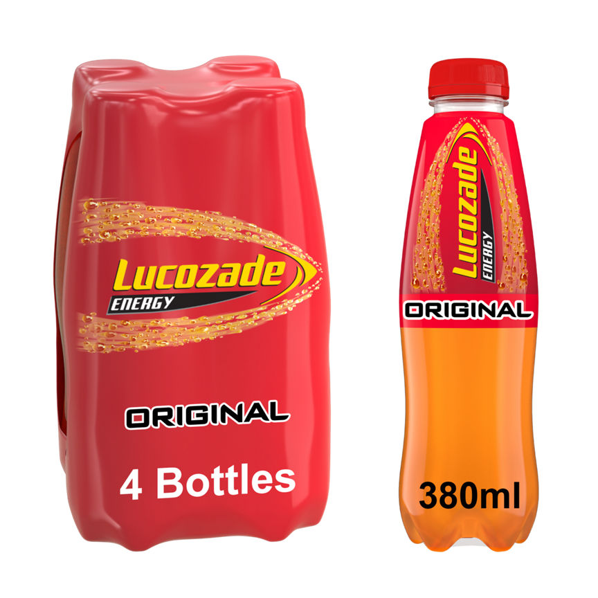 Lucozade Energy Drink Original 4 pack