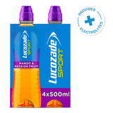 Lucozade Sport Drink Mango & Passionfruit 4 pack GOODS ASDA   