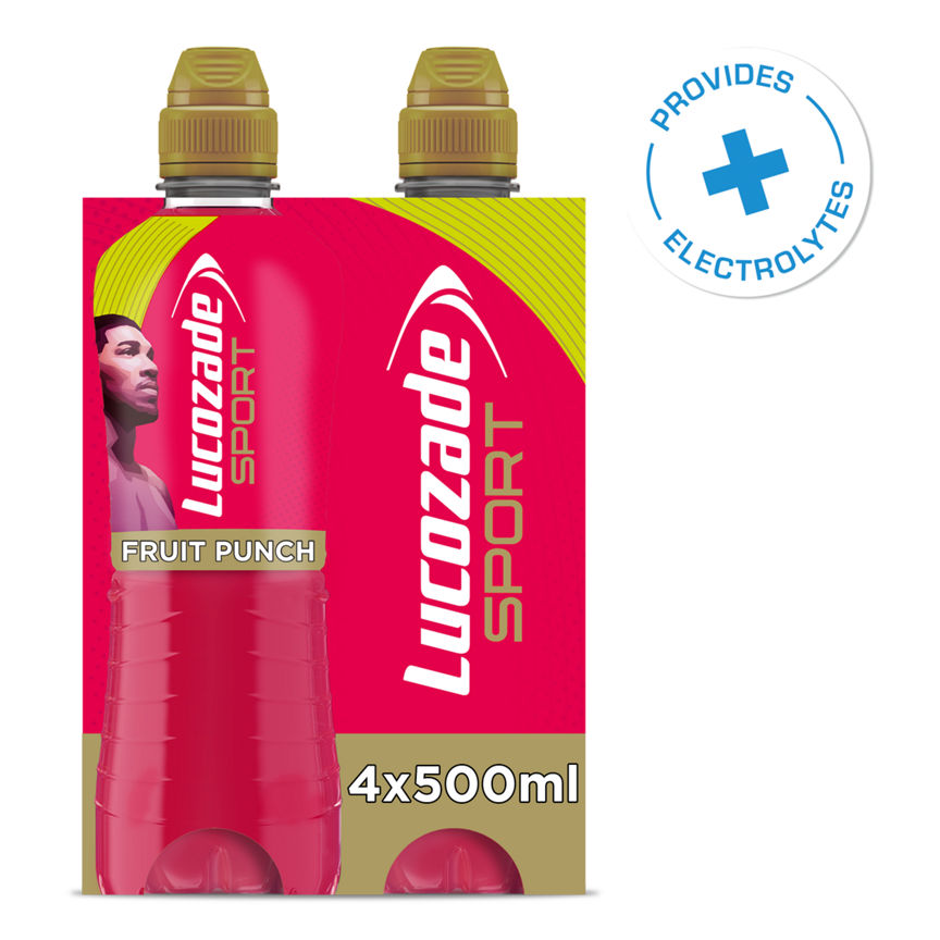 Lucozade Sport Drink Fruit Punch 4 pack