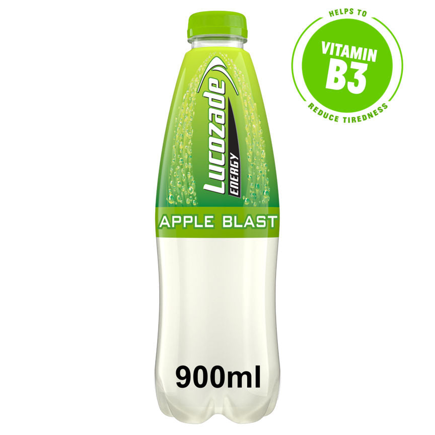 Lucozade Energy Drink Apple Blast 900ml