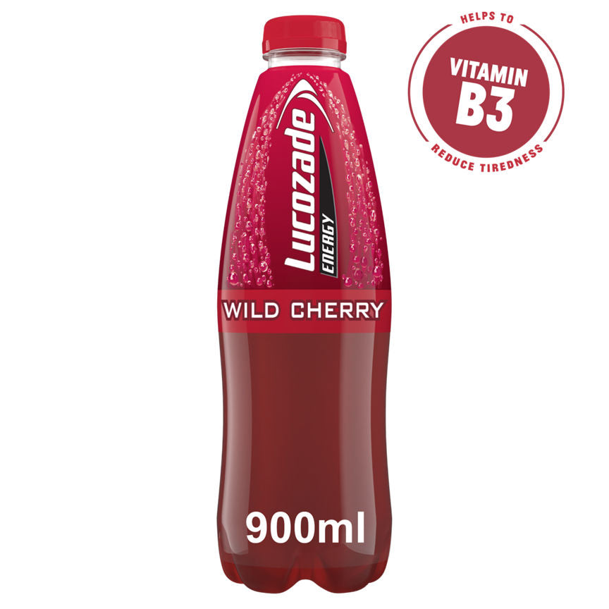 Lucozade Energy Drink Wild Cherry 900ml GOODS ASDA   