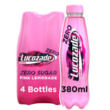 Lucozade Zero Drink Pink Lemonade 4 pack GOODS ASDA   