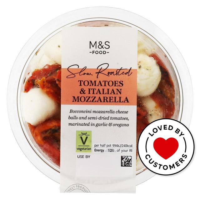 M&S Slow Roasted Tomatoes & Italian Mozzarella   200g