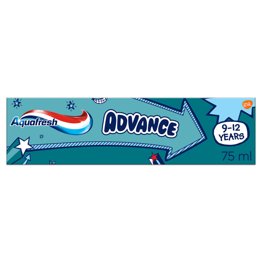 Aquafresh Kids Toothpaste, Advance 9-12 Years GOODS ASDA   