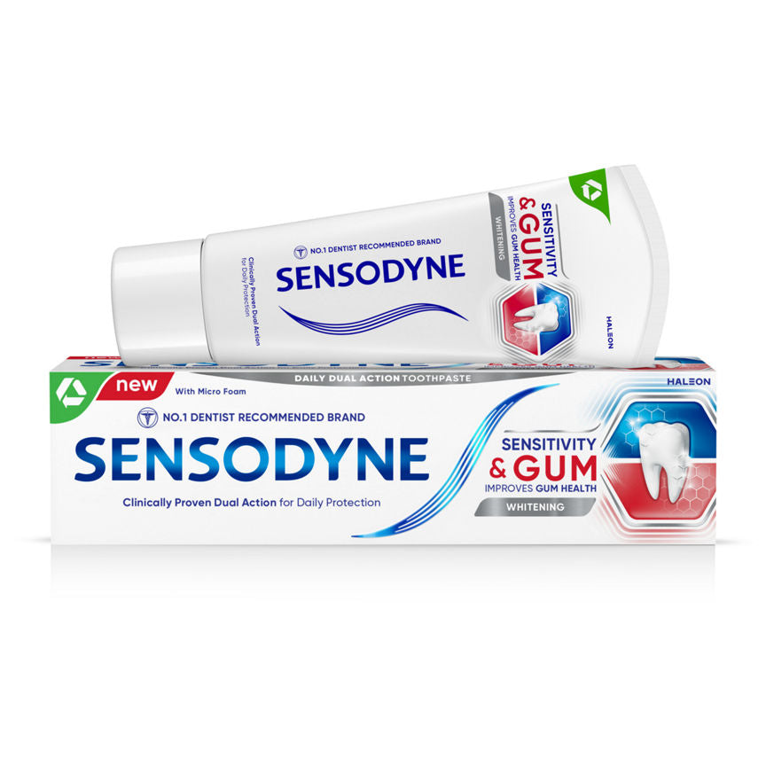 Sensodyne Sensitive Teeth Toothpaste Sensitivity & Gum Whitening