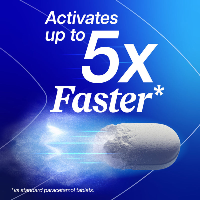 Panadol Advance paracetamol tablets 16s, imported from the UK