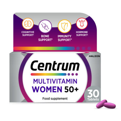 ASDA Centrum Women 50+ Multivitamin Tablets 30s- Buy online at McGrocer