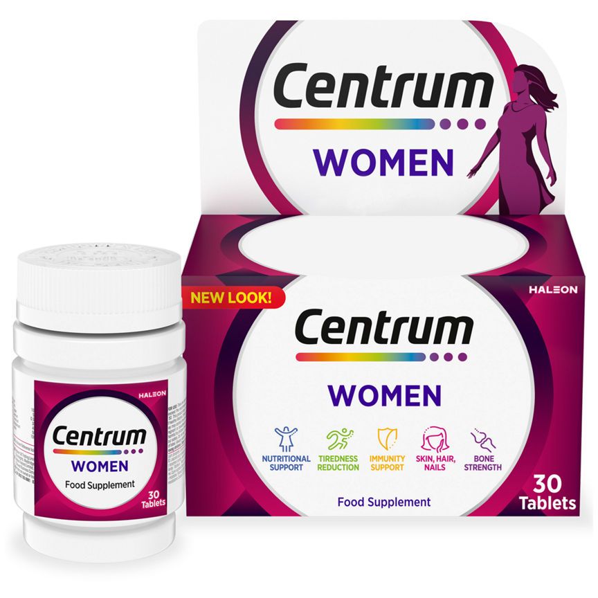 Centrum Women Multivitamin & Vitamin Tablets, 30 GOODS ASDA   