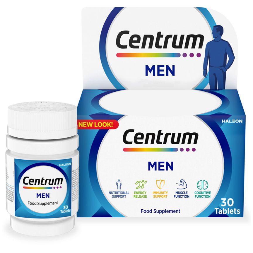 Centrum Men Multivitamin & Vitamin Tablets, 30 GOODS ASDA   