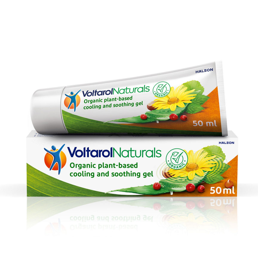 Voltarol Naturals Organic muscle recovery gel, with arnica 50ml