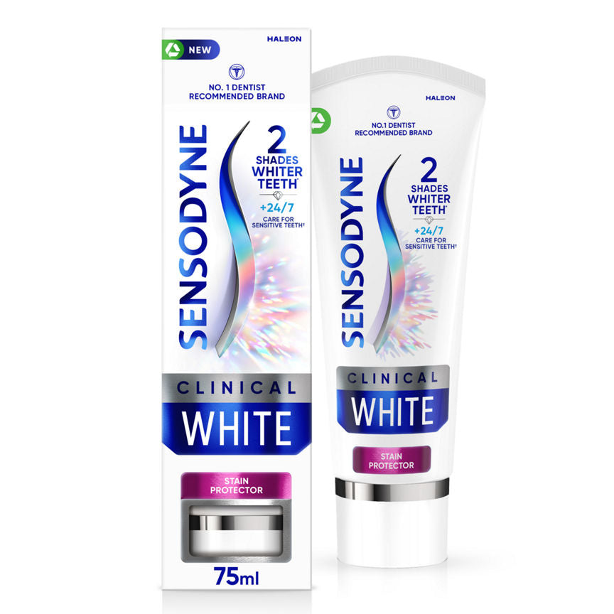 Sensodyne Clinical White Stain Protector Toothpaste, 75 ml