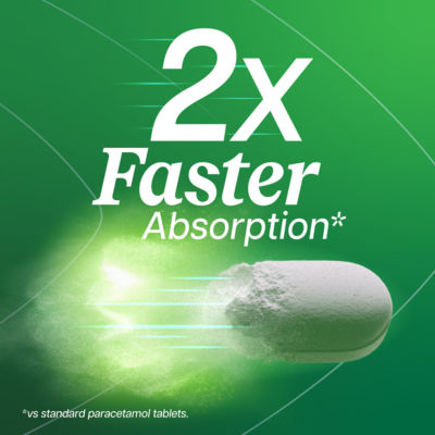 Panadol ActiFast 500mg paracetamol tablets 10s - British product
