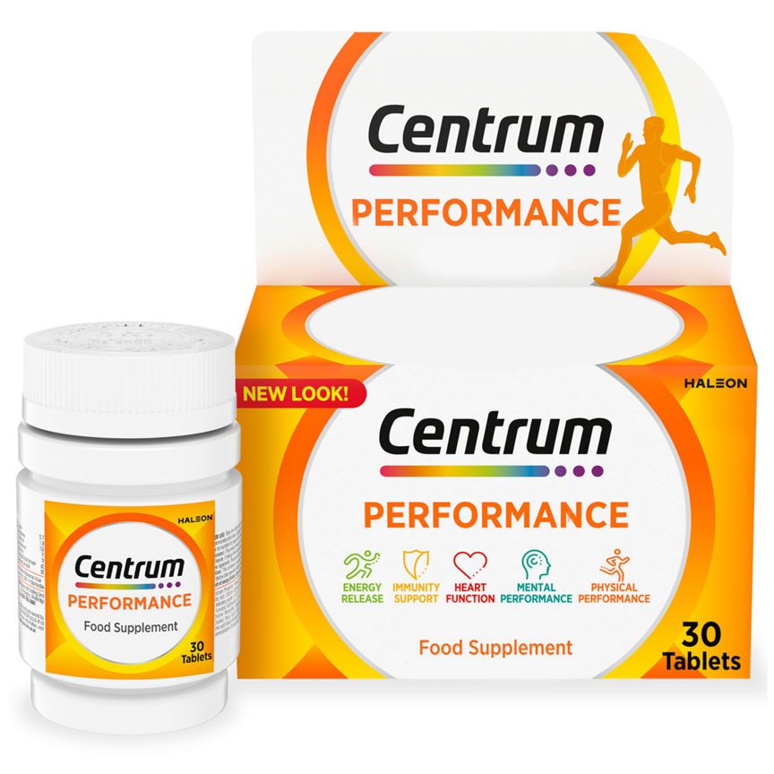 Centrum Performance Multivitamins & Minerals, 30 Tablets GOODS ASDA   