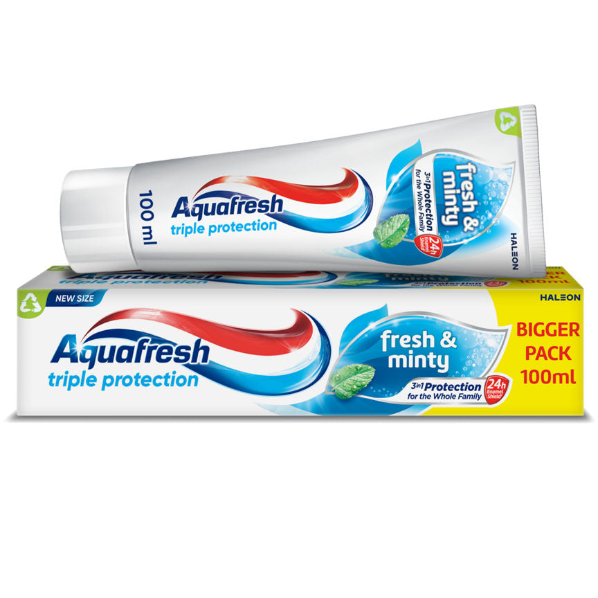 Aquafresh Fresh and Minty Toothpaste, 100 ml GOODS ASDA   