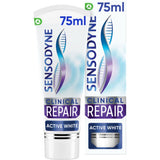 Sensodyne Clinical Repair Active White toothpaste 75ml (British brand)