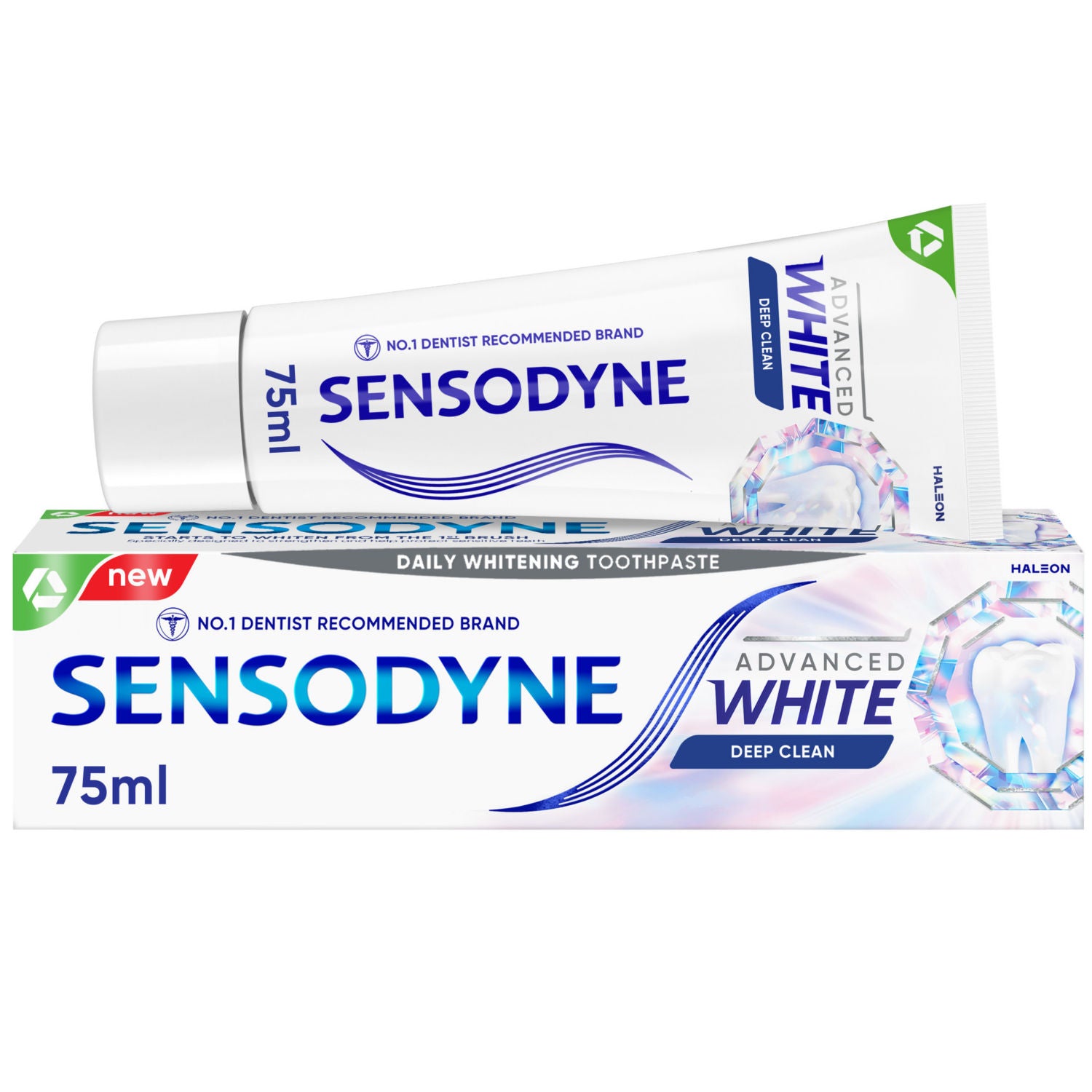 Sensodyne Advanced White Deep Clean toothpaste 75ml, UK version