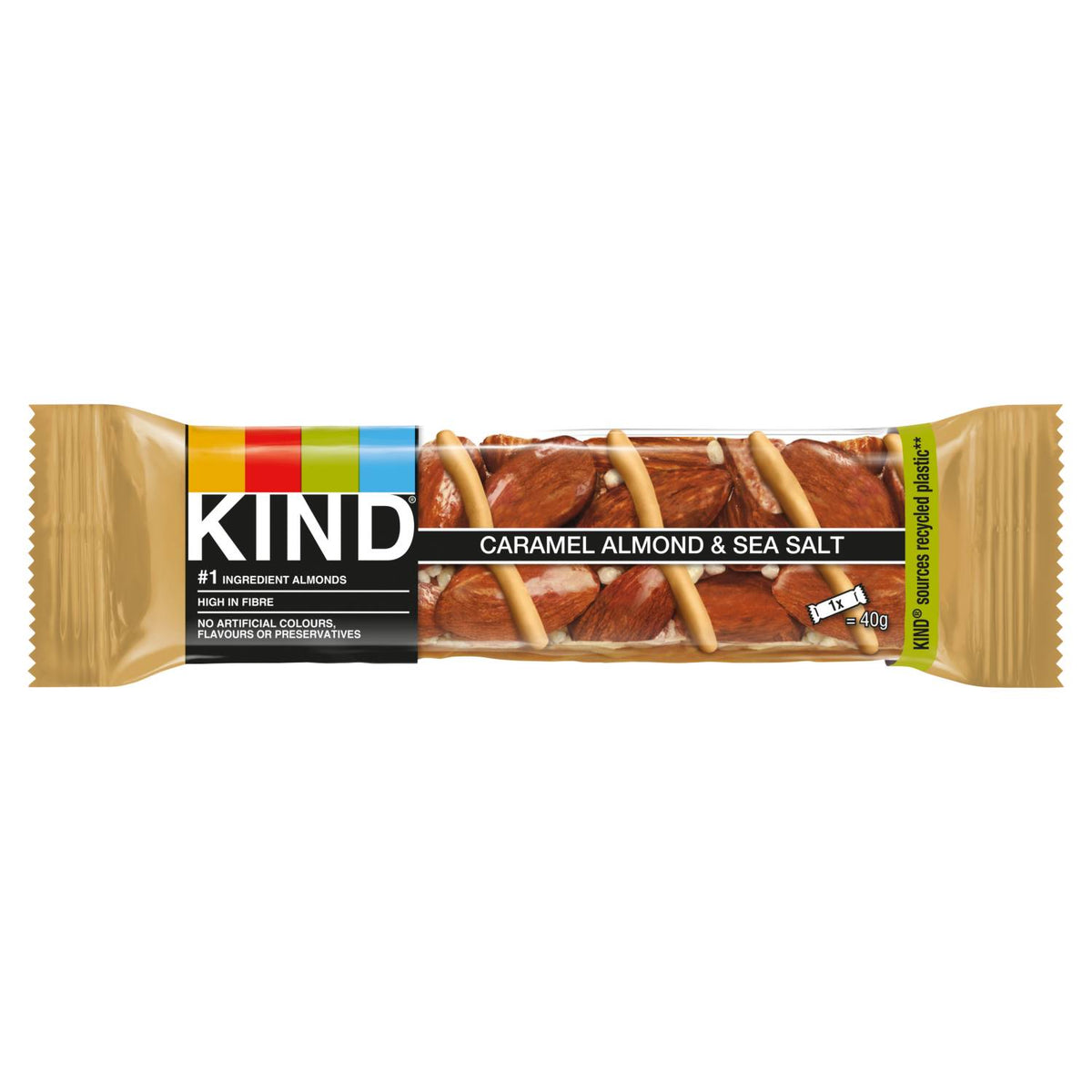 Kind snack bar Caramel Almond & Sea Salt 40g, UK version