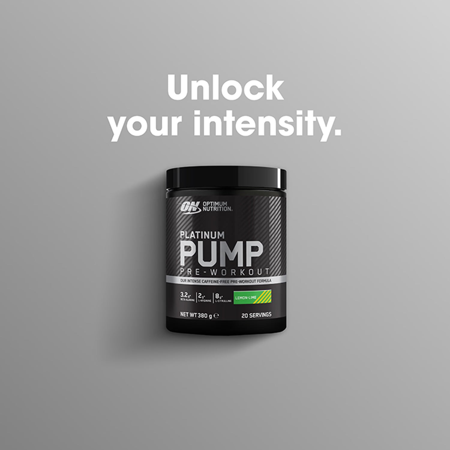 Optimum Nutrition Platinum Pump Pre-workout Lemon Lime 380g