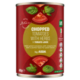 ASDA chopped tomatoes with herbs 400g - British product