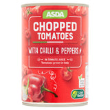 ASDA Chopped Tomatoes with Chilli & Peppers GOODS ASDA   