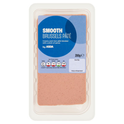 ASDA Glatte Pastete 200g (Britische Marke)