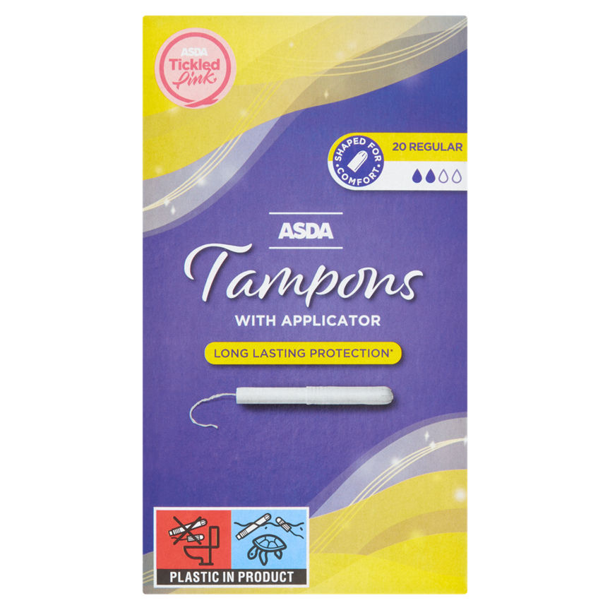 ASDA Regular Applicator Tampons