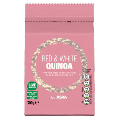 ASDA Red and White Quinoa Mix 300g grain - British product