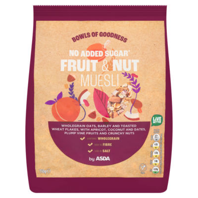 ASDA Fruit and Nut Muesli 750g - British product