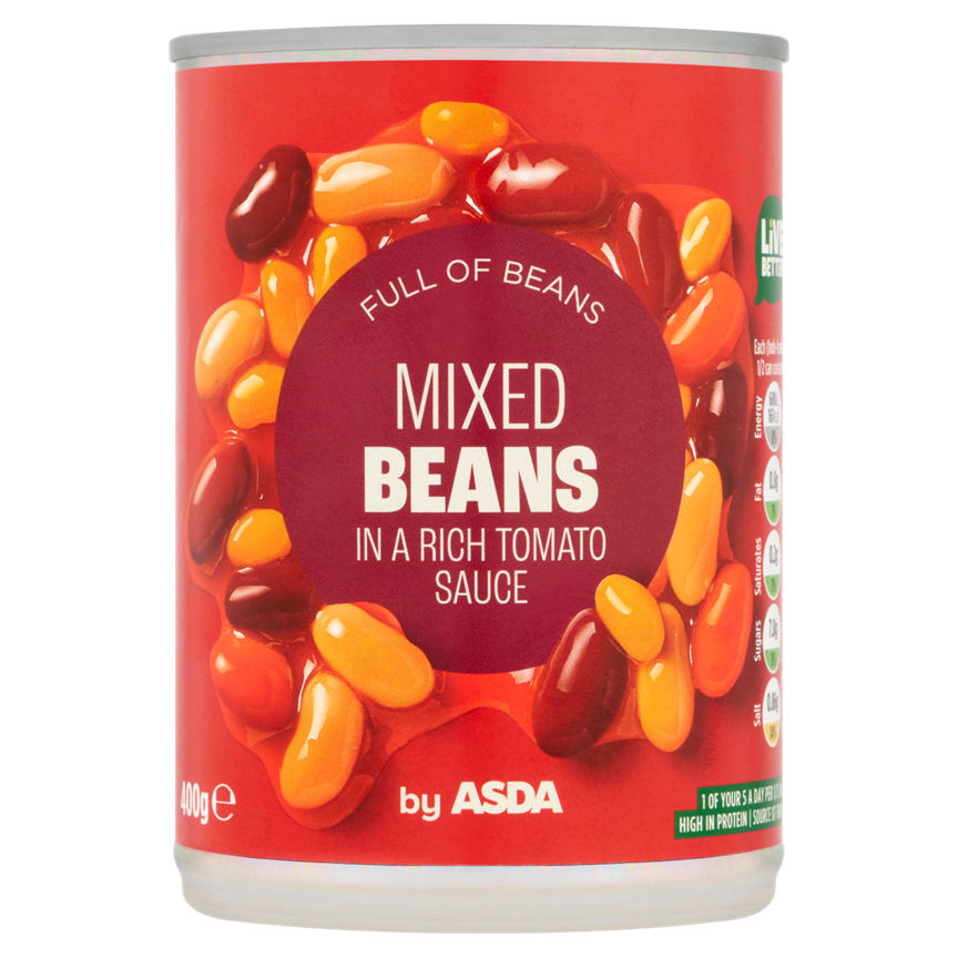 ASDA Mixed Beans 400g GOODS ASDA   