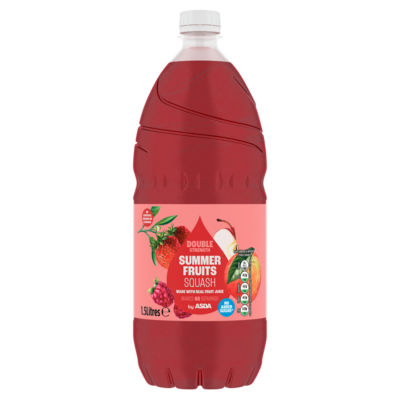 ASDA summer fruits squash 1.5 litres - British product
