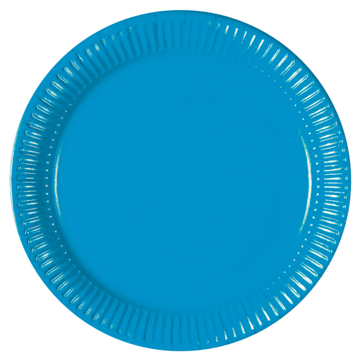George Home blue paper plates 12pk, imported from the UK