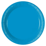 George Home blue paper plates 12pk, imported from the UK