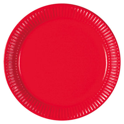 George Home rote Pappteller 12er-Pack, UK-Version