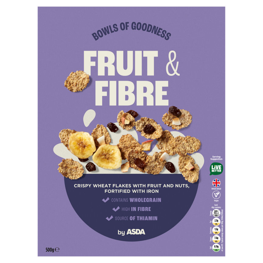 ASDA Fruit & Fibre 500g GOODS ASDA   