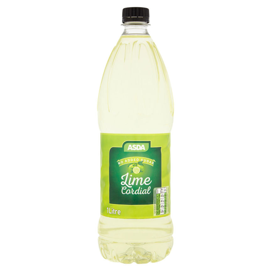 ASDA No Added Sugar Lime Cordial GOODS ASDA   