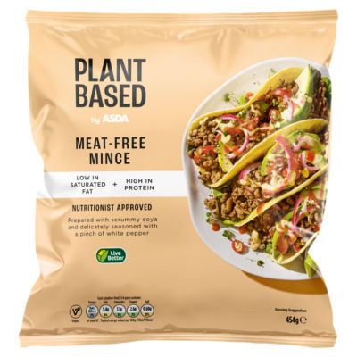 ASDA Plant Based by ASDA Kjøttfritt Kjøttdeig 454g - Kjøp online hos McGrocer