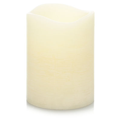 George Home LED pillar candle small vanilla (British brand)