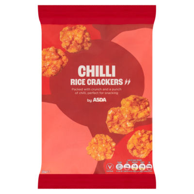 ASDA Chilli Rice Crackers 125g - British product