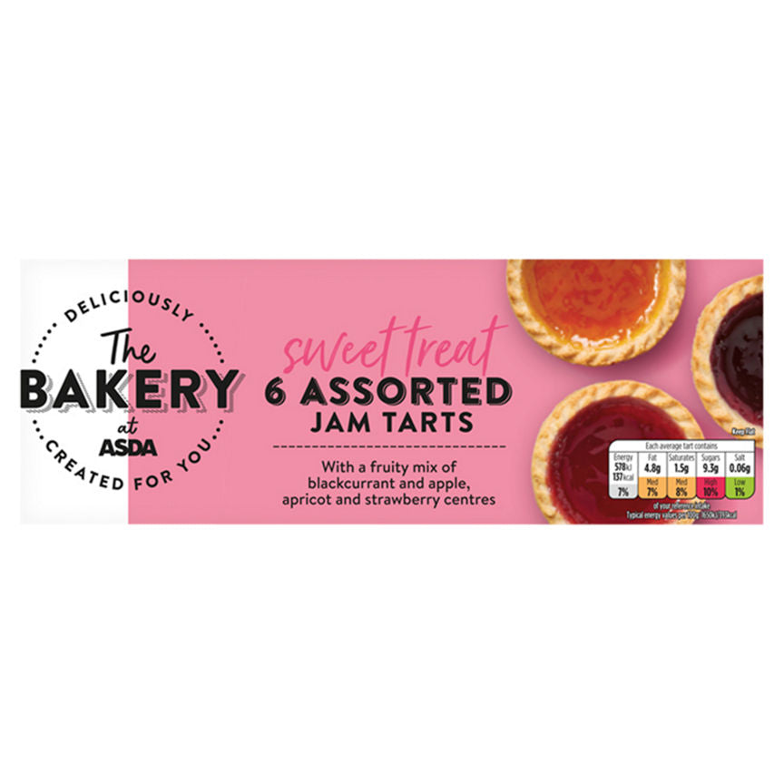 The BAKERY at ASDA 6 Assorted Jam Tarts GOODS ASDA   