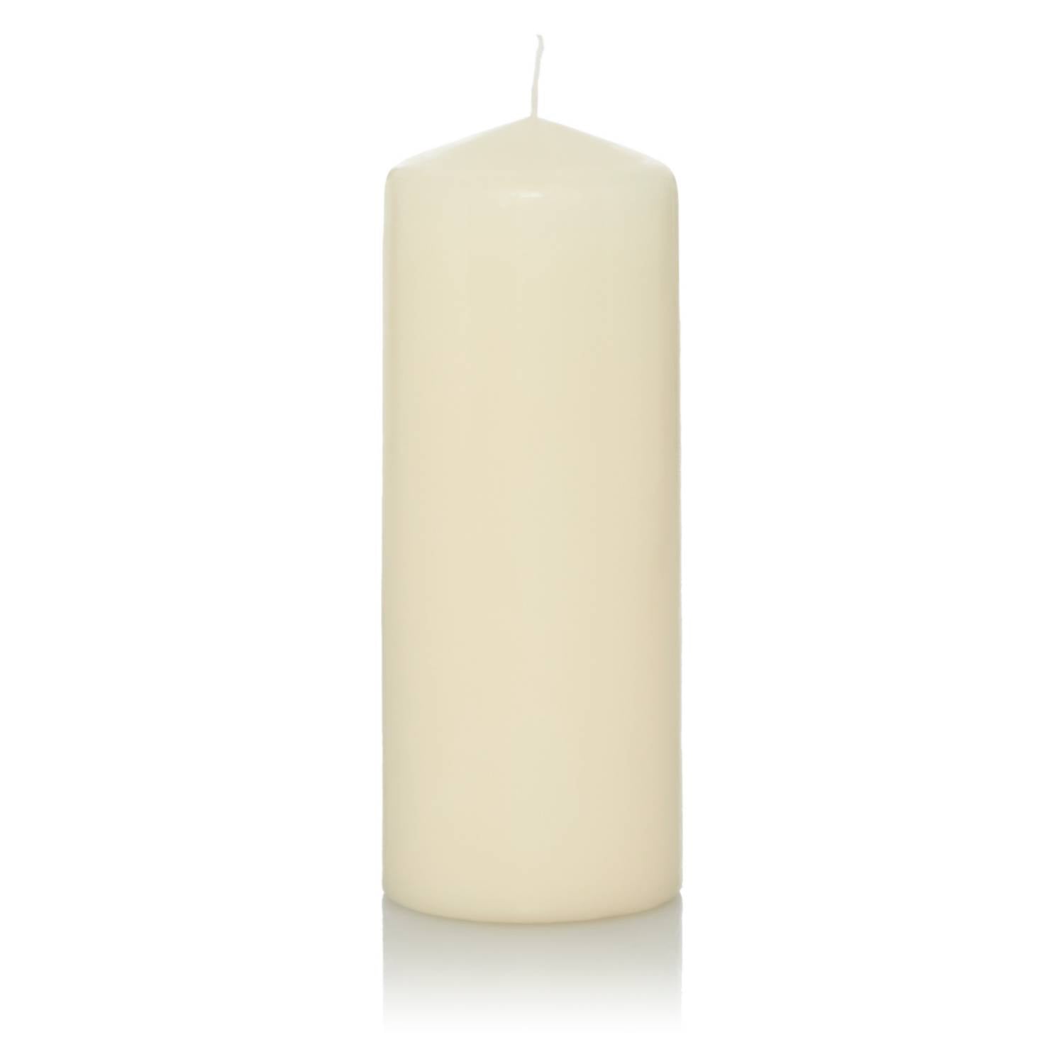 George Home unscented medium pillar candle 537g (British brand)